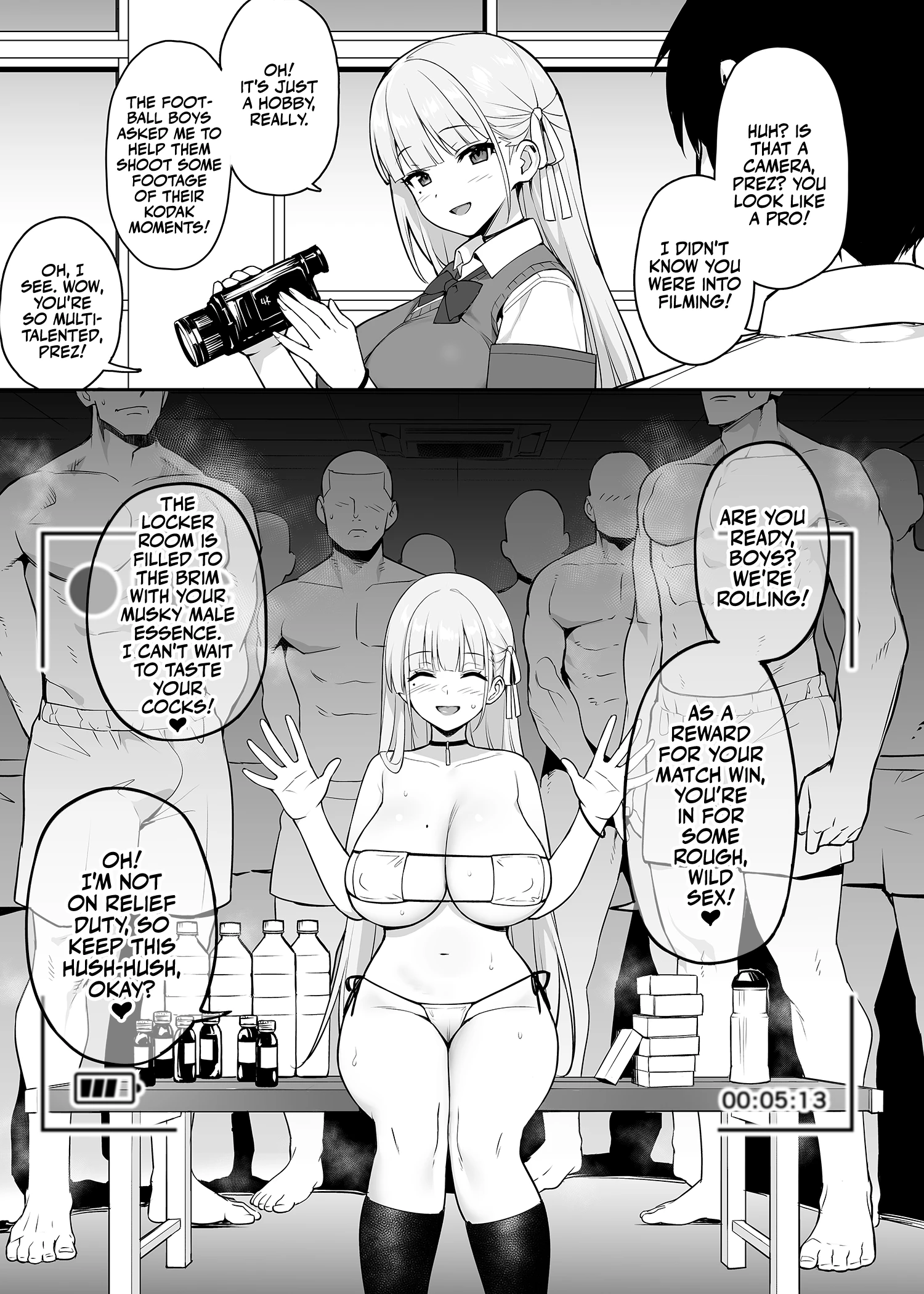 Our Beloved School Prez's TITS are too BIG! porn comic picture 14
