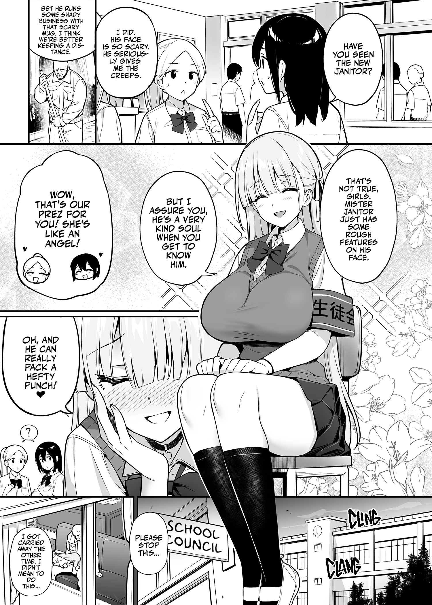 Our Beloved School Prez's TITS are too BIG! porn comic picture 24