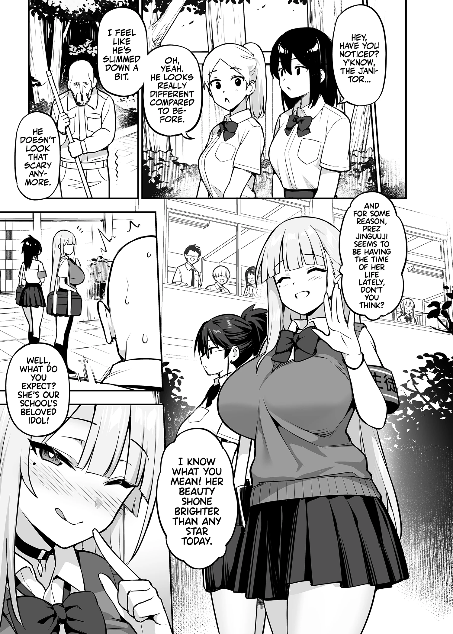 Our Beloved School Prez's TITS are too BIG! porn comic picture 36