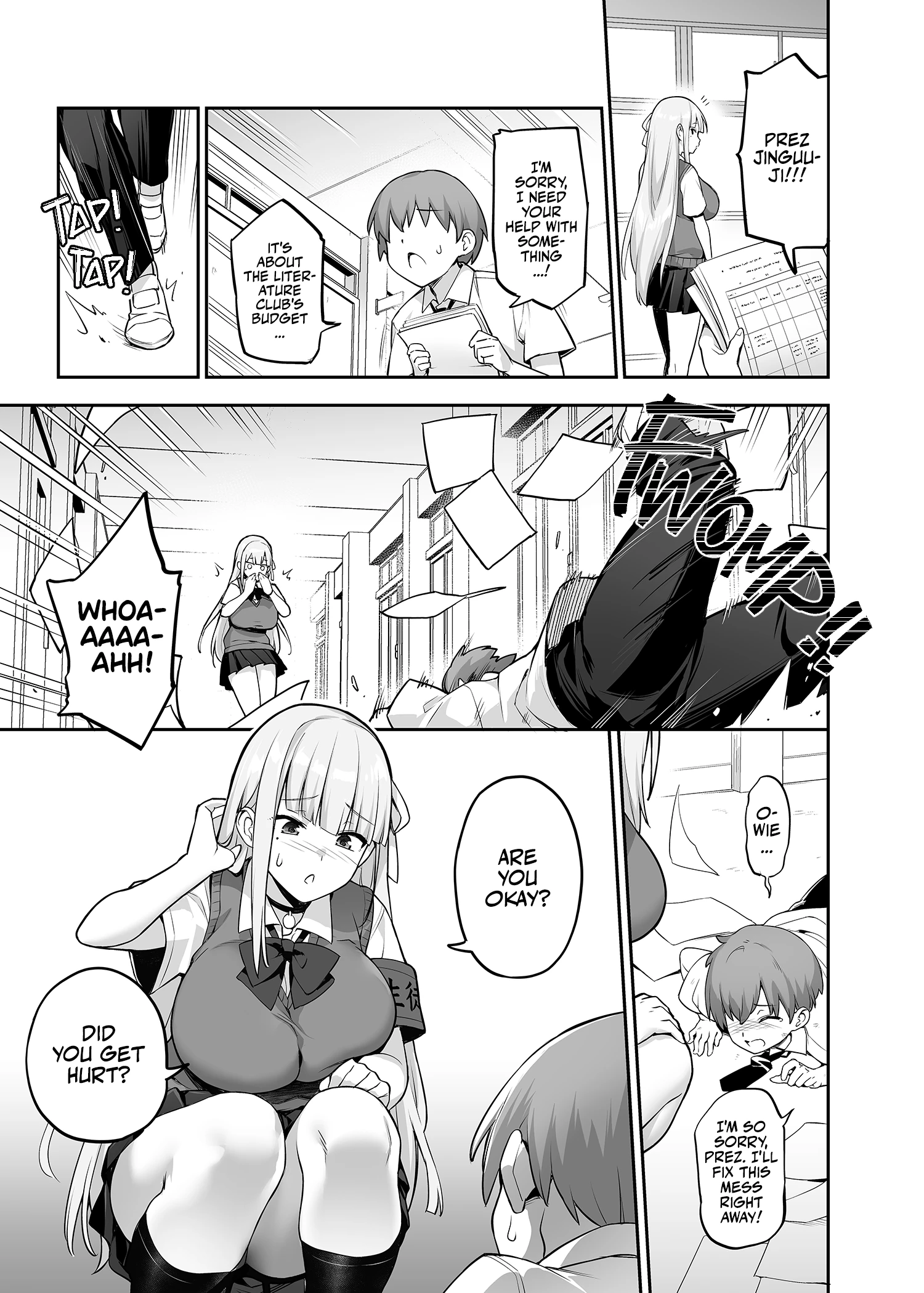 Our Beloved School Prez's TITS are too BIG! porn comic picture 6