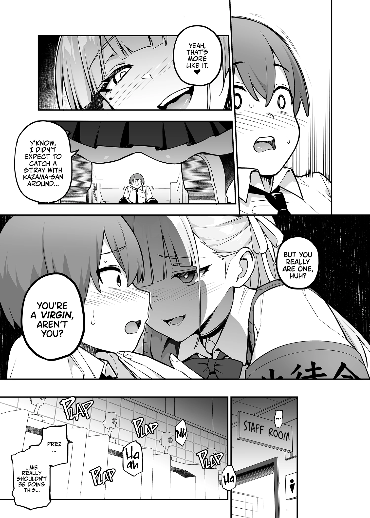 Our Beloved School Prez's TITS are too BIG! porn comic picture 8