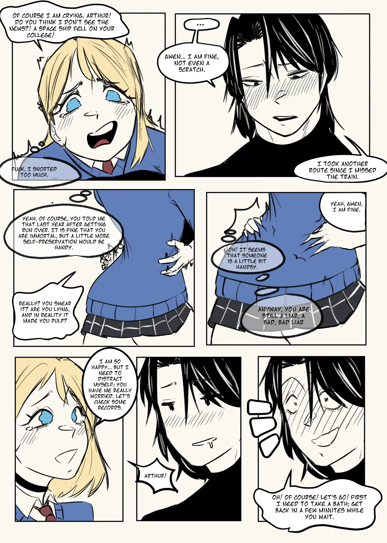 Overflowing Black 2 porn comic picture 6