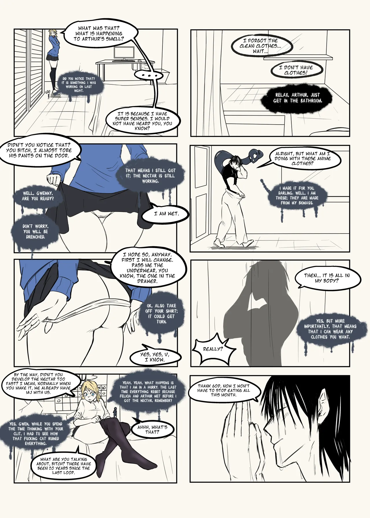 Overflowing Black 2 porn comic picture 9