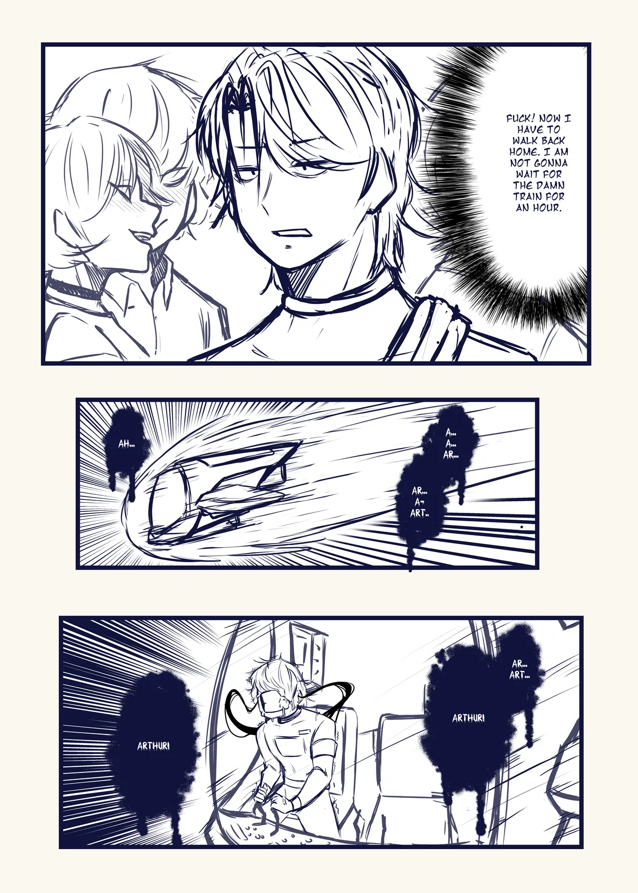 Overflowing Black porn comic picture 2