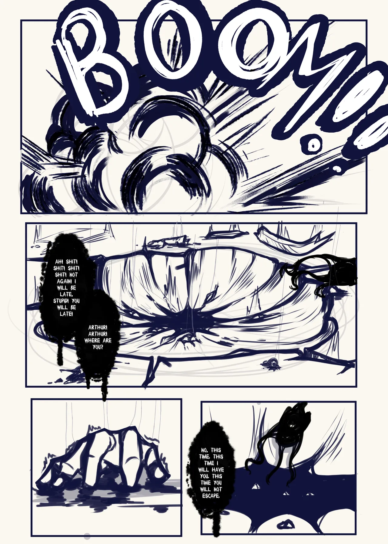 Overflowing Black porn comic picture 3
