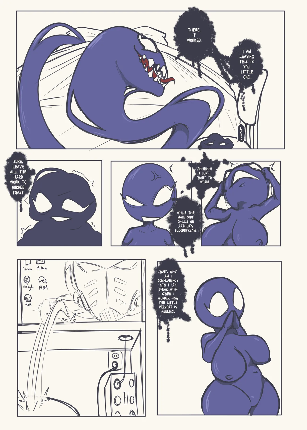 Overflowing Black porn comic picture 35