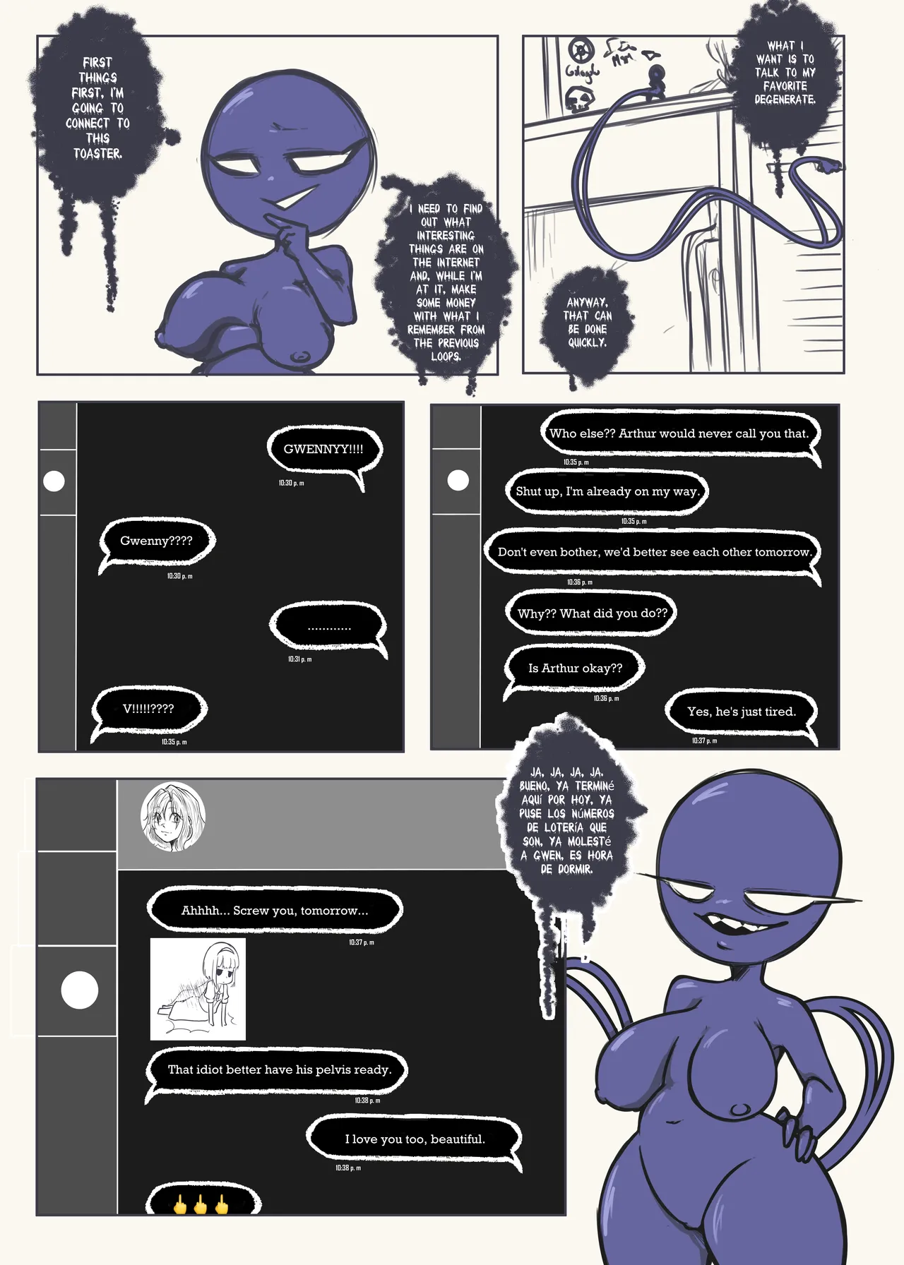 Overflowing Black porn comic picture 36