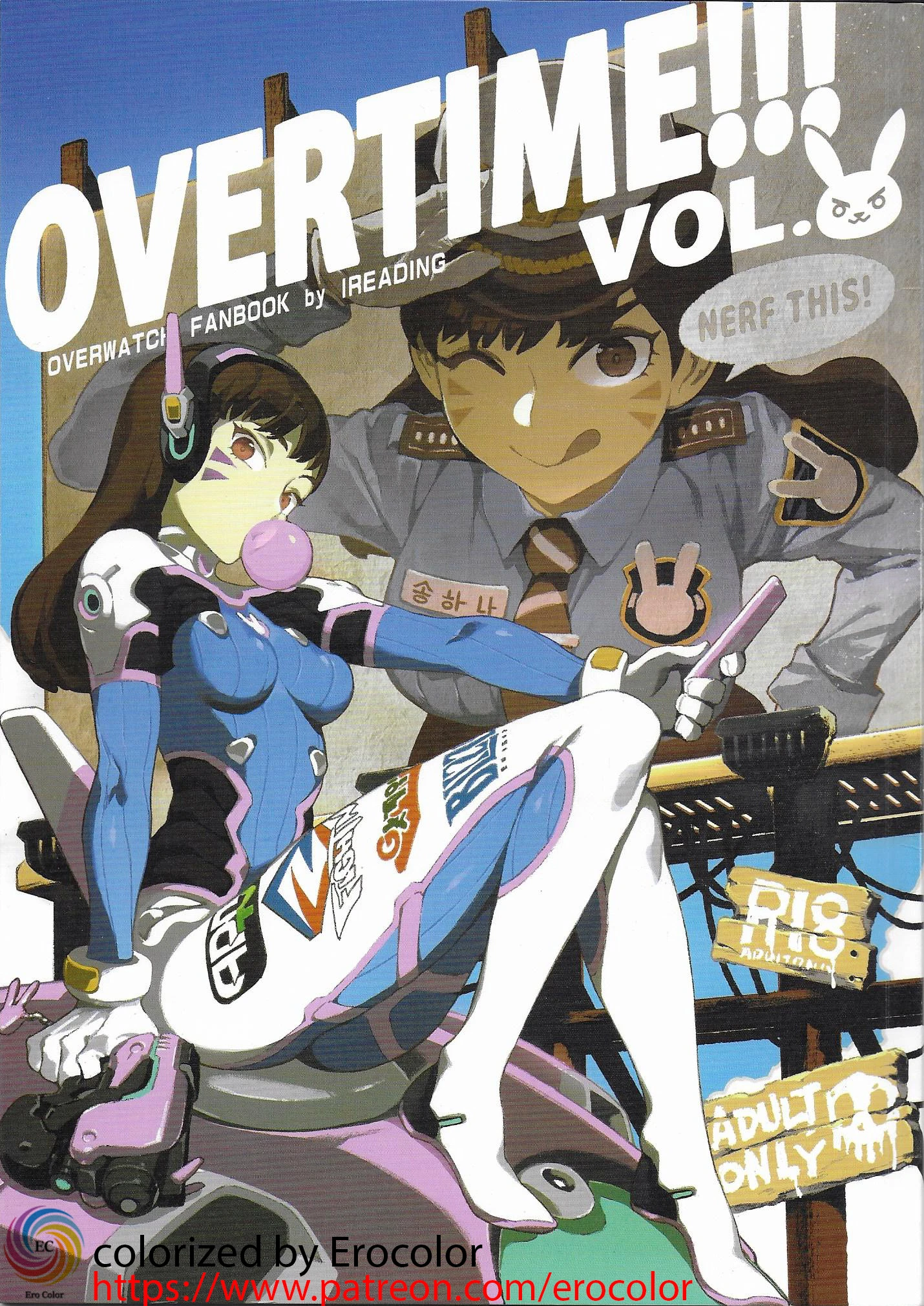 OVERTIME!! OVERWATCH FANBOOK 2 (Colorized) porn comic picture 1
