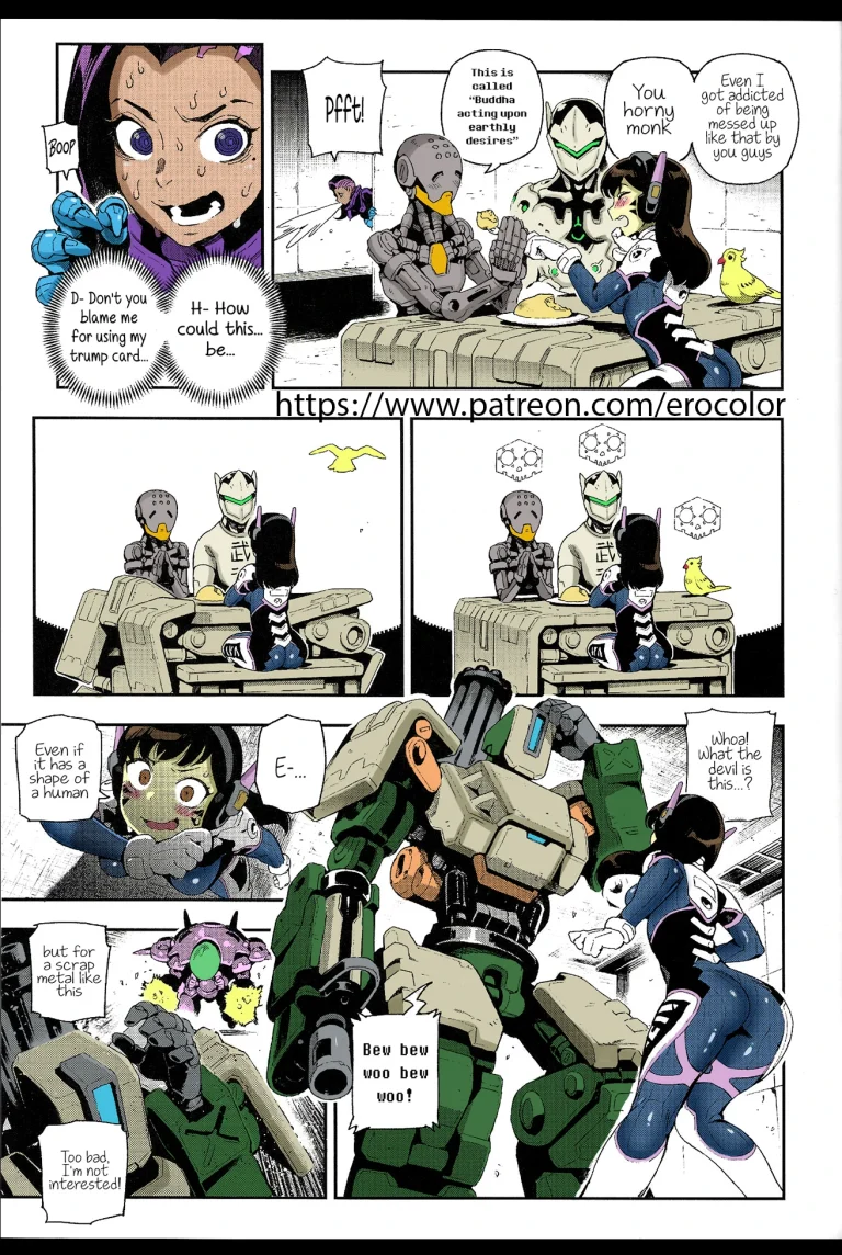 OVERTIME!! OVERWATCH FANBOOK 2 (Colorized) porn comic picture 14