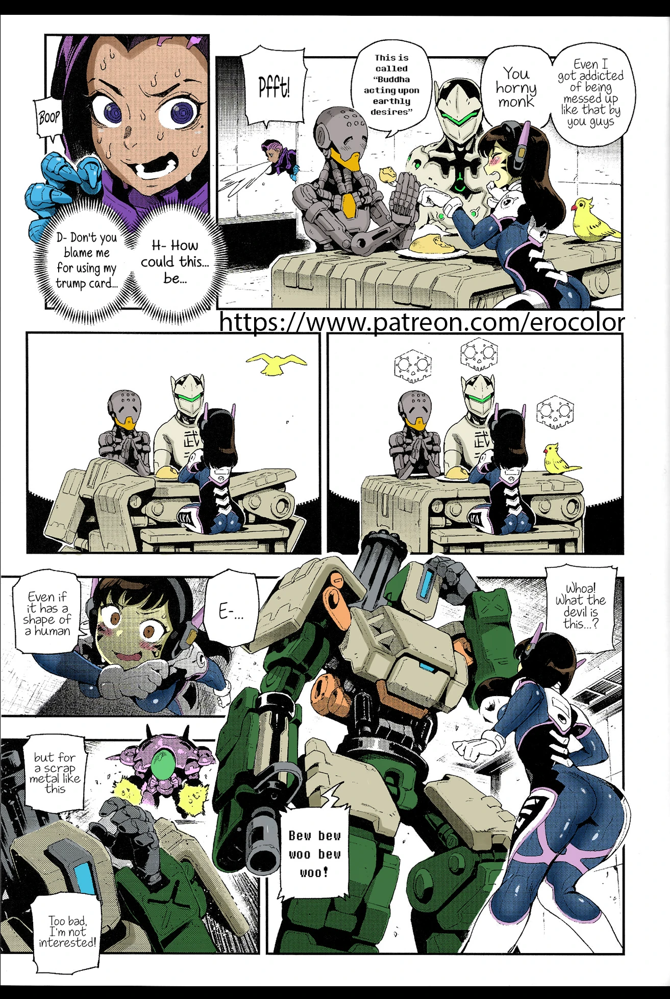 OVERTIME!! OVERWATCH FANBOOK 2 (Colorized) porn comic picture 14