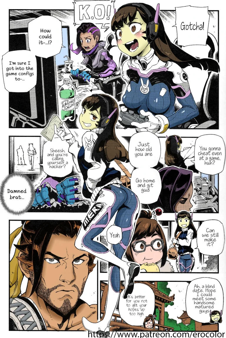 OVERTIME!! OVERWATCH FANBOOK 2 (Colorized) porn comic picture 2