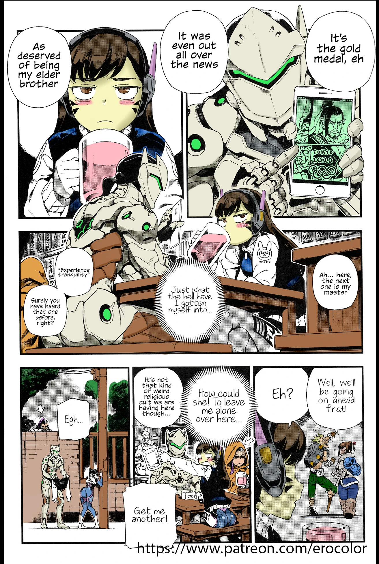OVERTIME!! OVERWATCH FANBOOK 2 (Colorized) porn comic picture 3