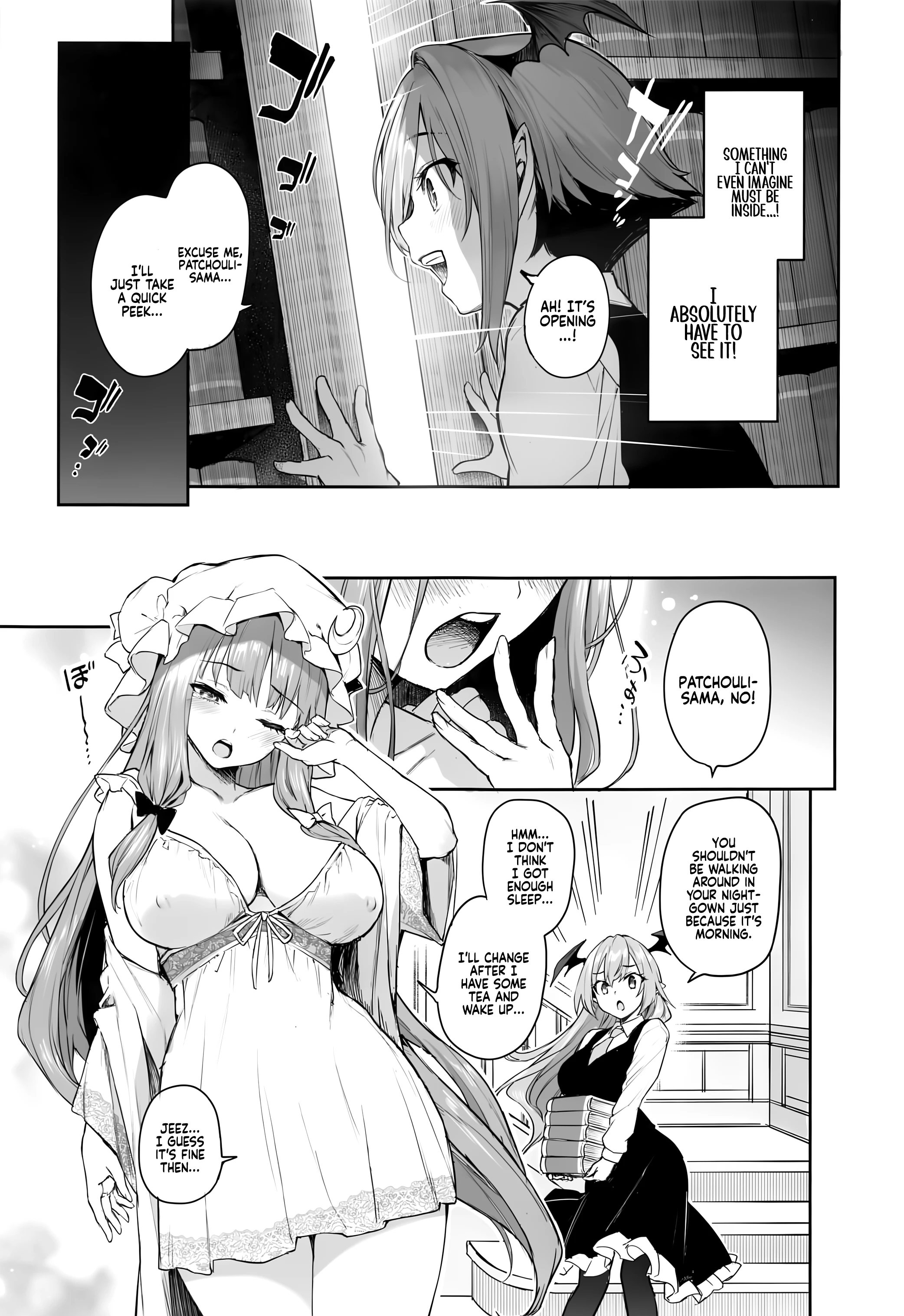 Patchouli and the Chamber of Secrets porn comic picture 4