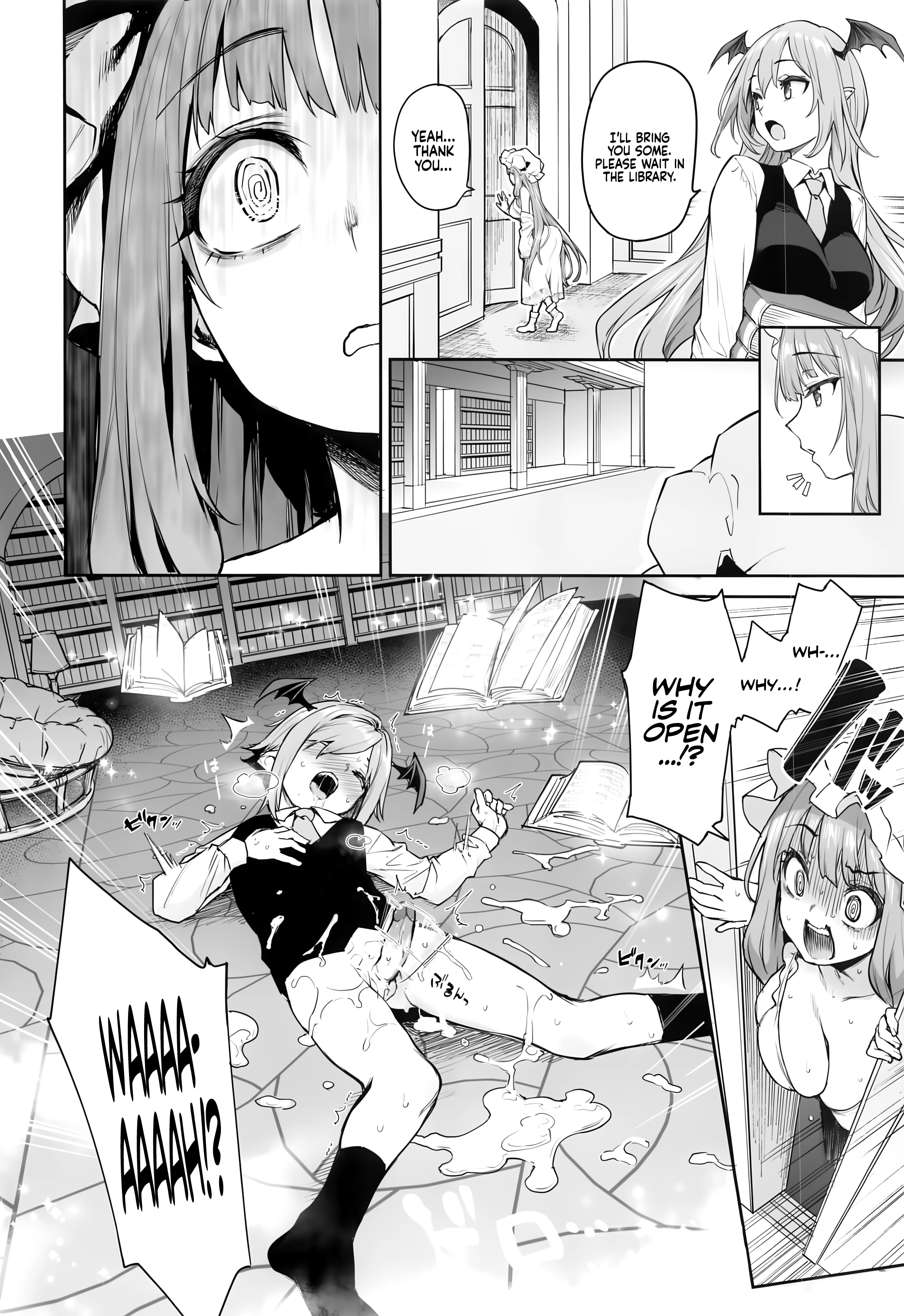 Patchouli and the Chamber of Secrets porn comic picture 5