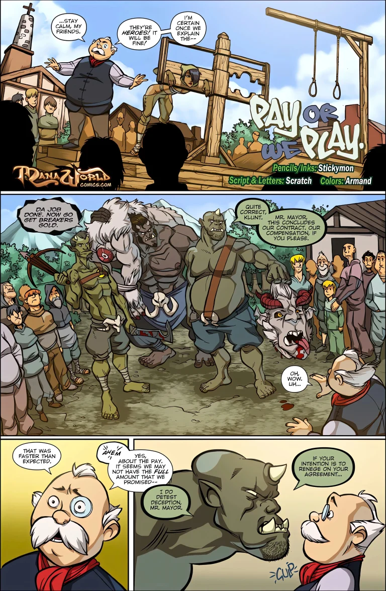 Pay or We Play porn comic picture 1
