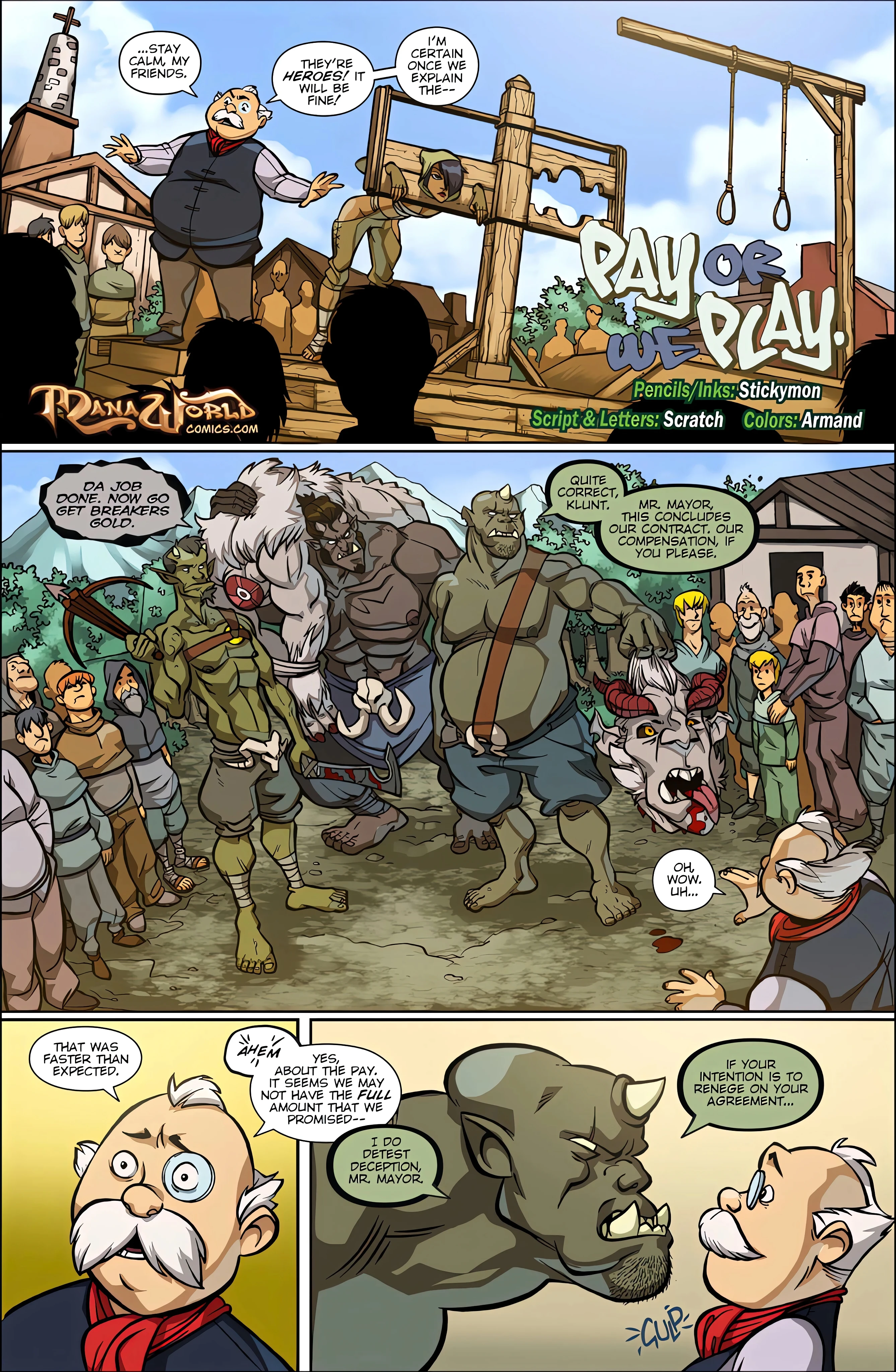 Pay or We Play porn comic picture 1