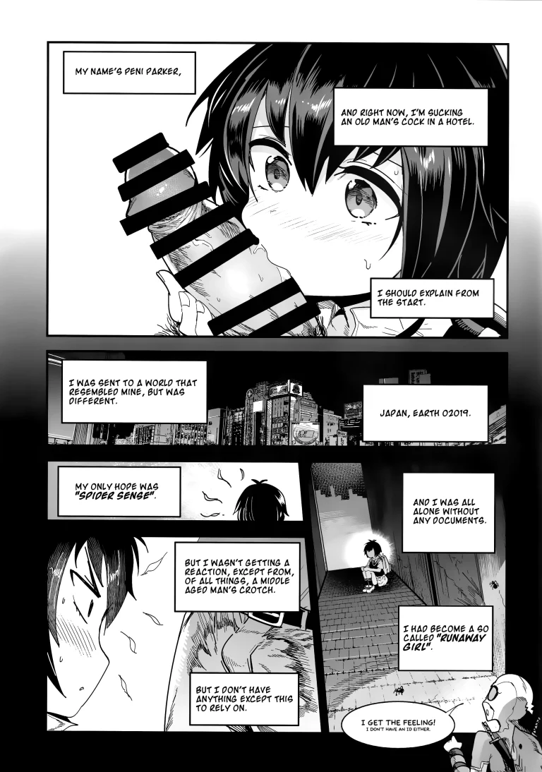 Peni Parker no Usui Hon ni wa Ooinaru Sekinin ga Tomonau porn comic picture 3