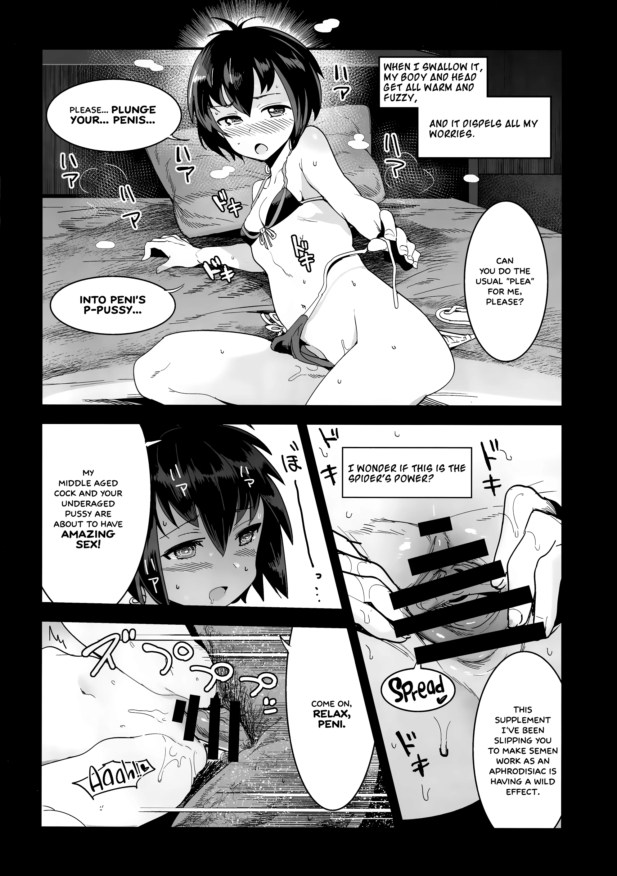 Peni Parker no Usui Hon ni wa Ooinaru Sekinin ga Tomonau porn comic picture 6