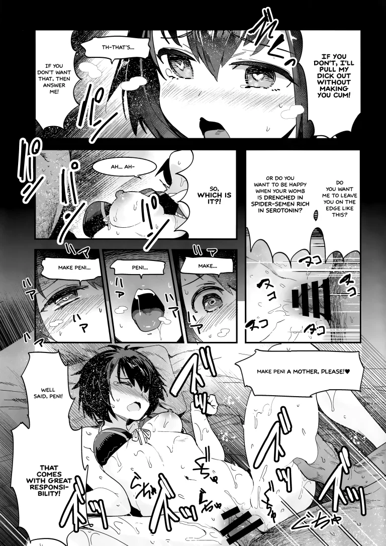 Peni Parker no Usui Hon ni wa Ooinaru Sekinin ga Tomonau porn comic picture 9