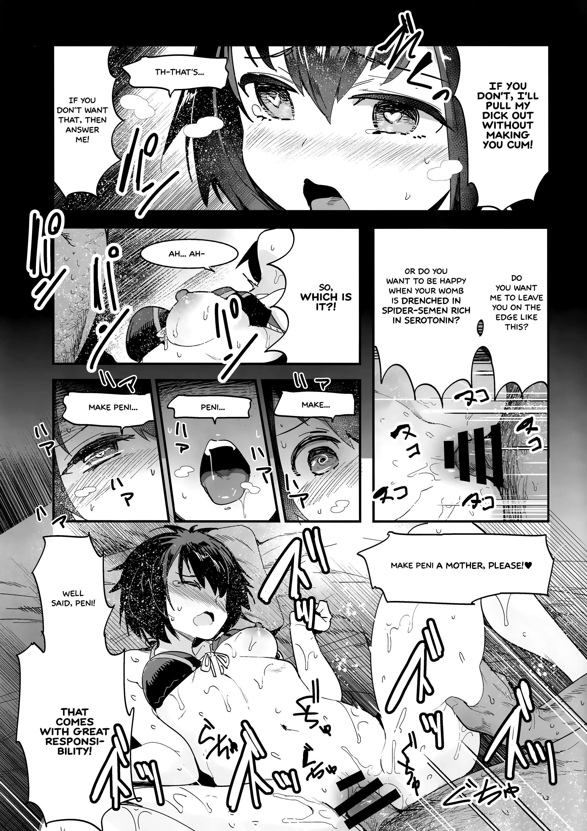 Peni Parker no Usui Hon ni wa Ooinaru Sekinin ga Tomonau porn comic picture 9