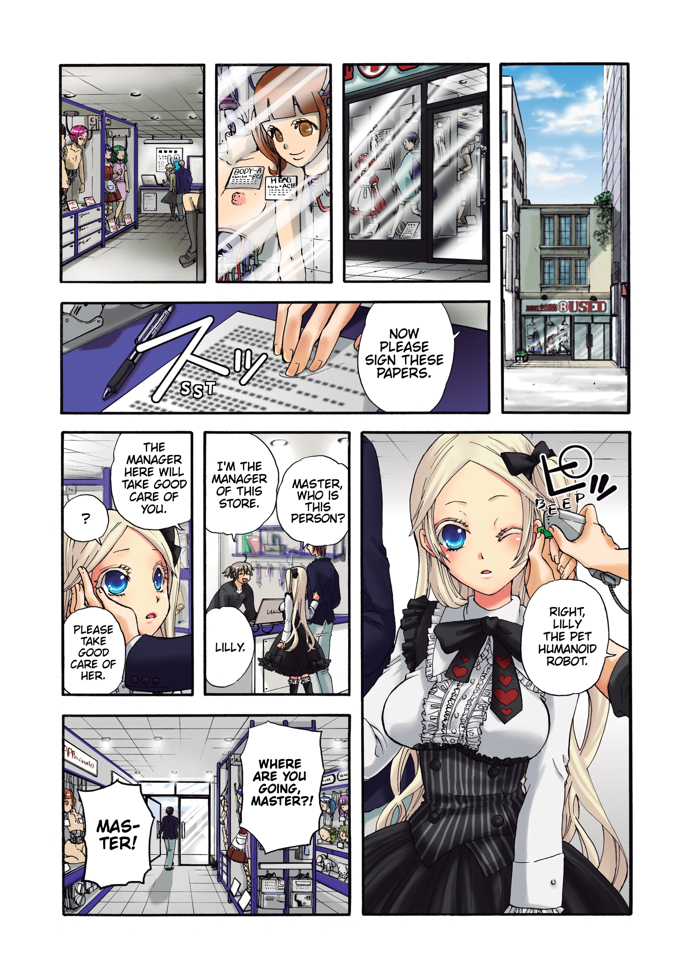 Pet Robot Lilly 4 porn comic picture 2