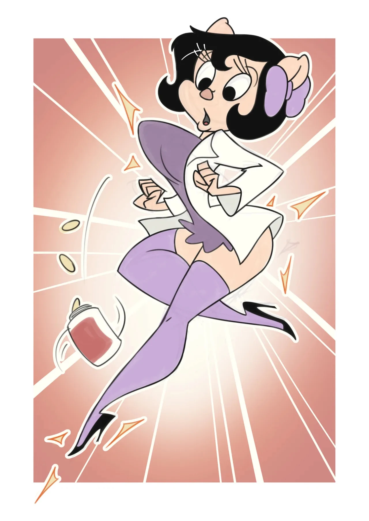 Petunia's Transformation porn comic picture 2