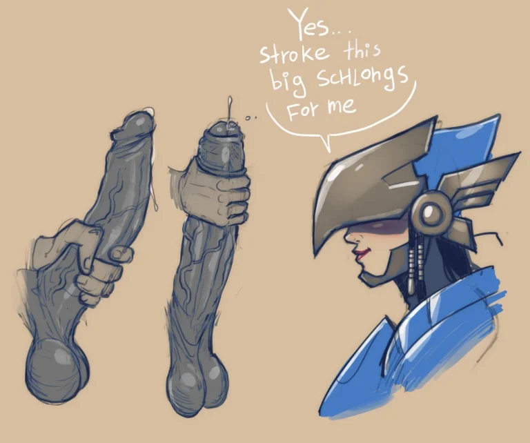 Pharah Super Slut porn comic picture 1