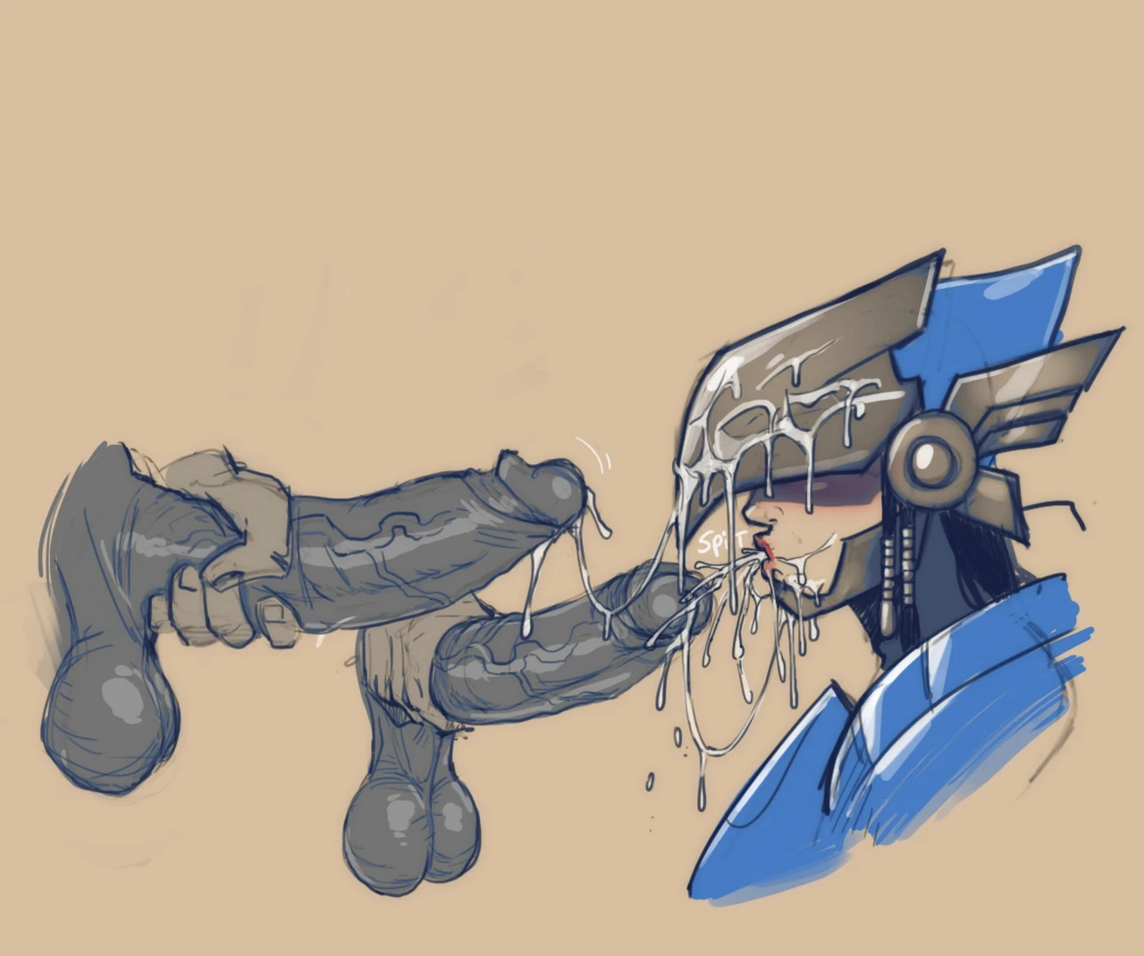 Pharah Super Slut porn comic picture 6