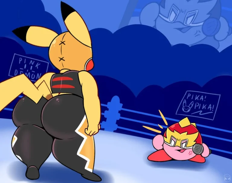 Pika Libre vs Kirby porn comic picture 1
