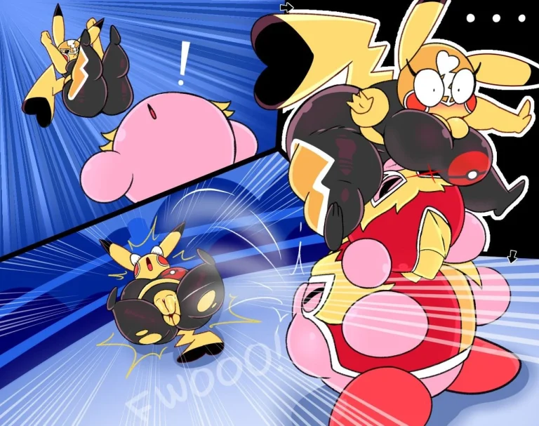 Pika Libre vs Kirby porn comic picture 4