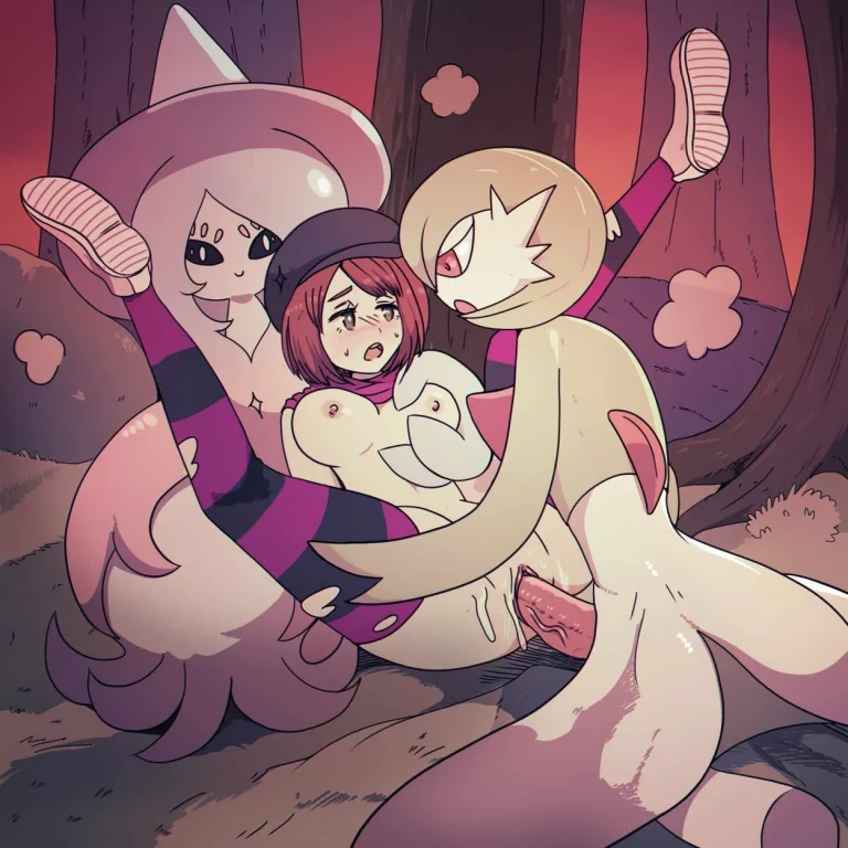 Pokephilia: Oleana vs Gloria porn comic picture 1