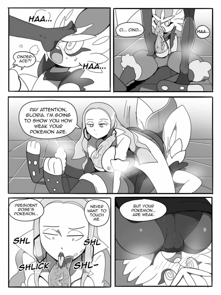 Pokephilia: Oleana vs Gloria porn comic picture 5