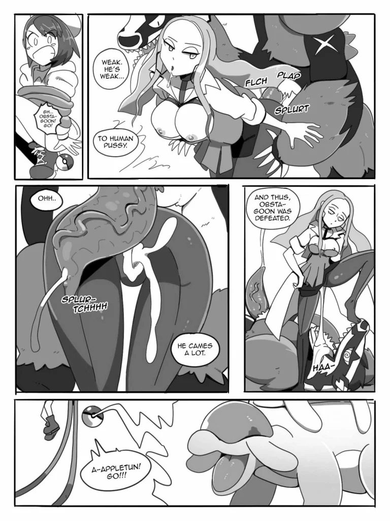 Pokephilia: Oleana vs Gloria porn comic picture 6