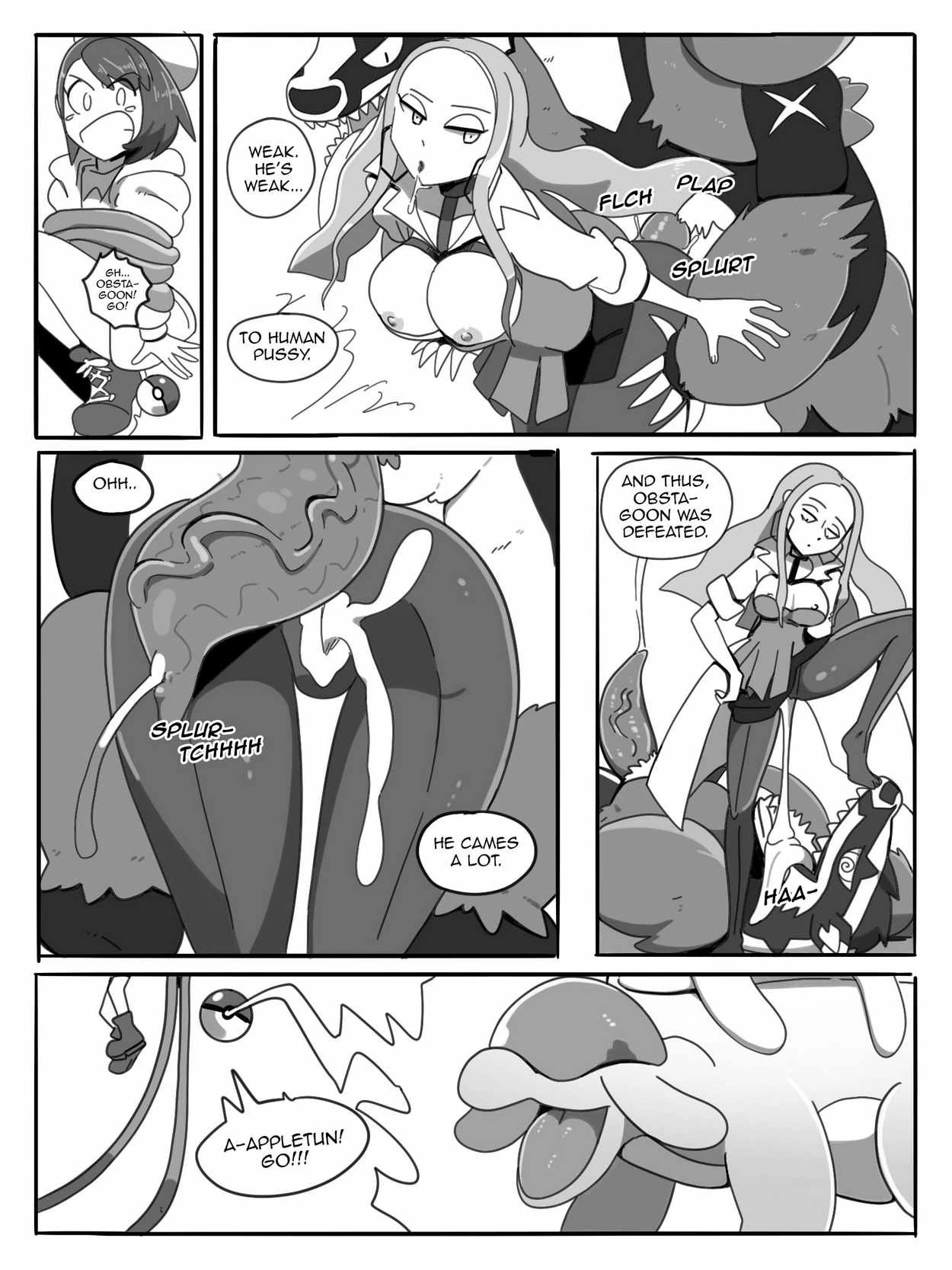 Pokephilia: Oleana vs Gloria porn comic picture 6