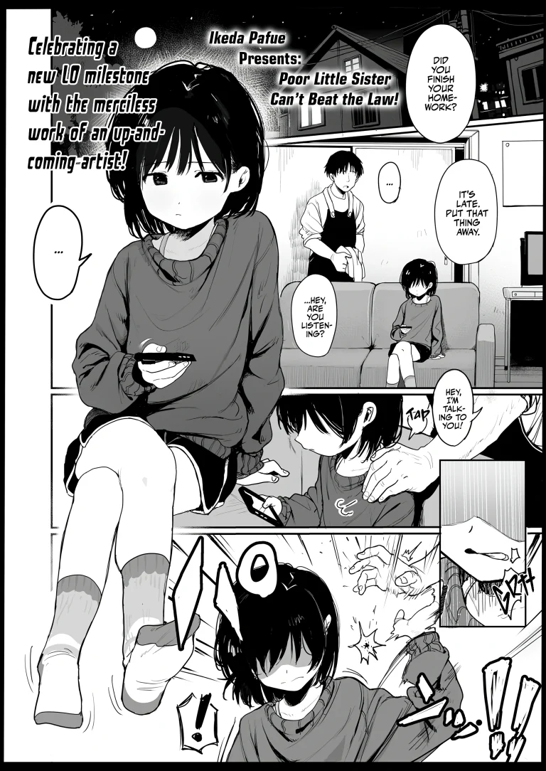 Poor Little Sister Can't Beat the Law! porn comic picture 1