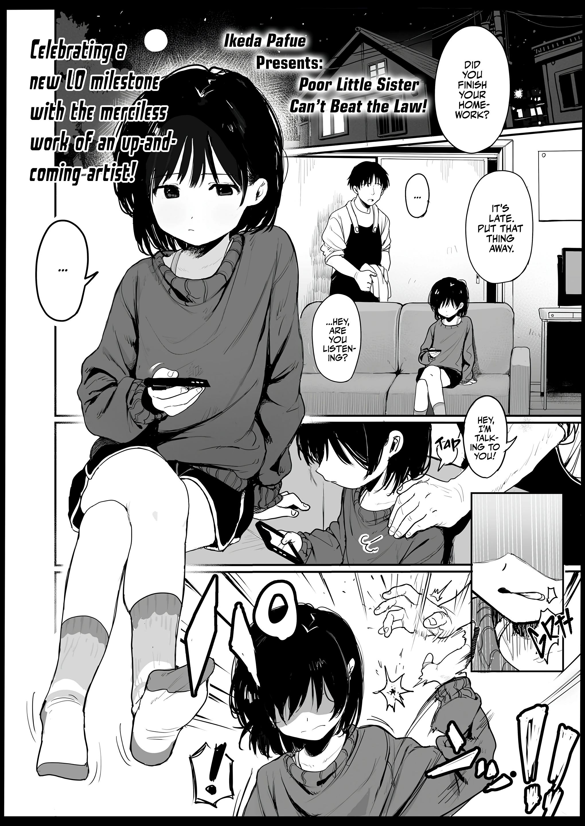 Poor Little Sister Can't Beat the Law! porn comic picture 1
