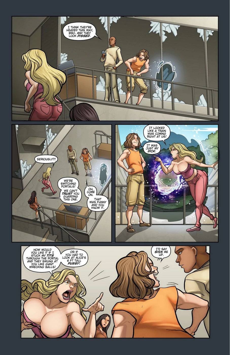 Portals Issue 2- Guards porn comic picture 5