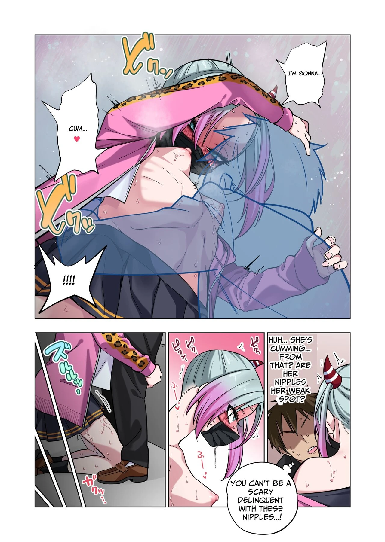 Prickly Delinquent Girl Will Let You Do Almost Anything If You Tease Her Sensitive porn comic picture 14