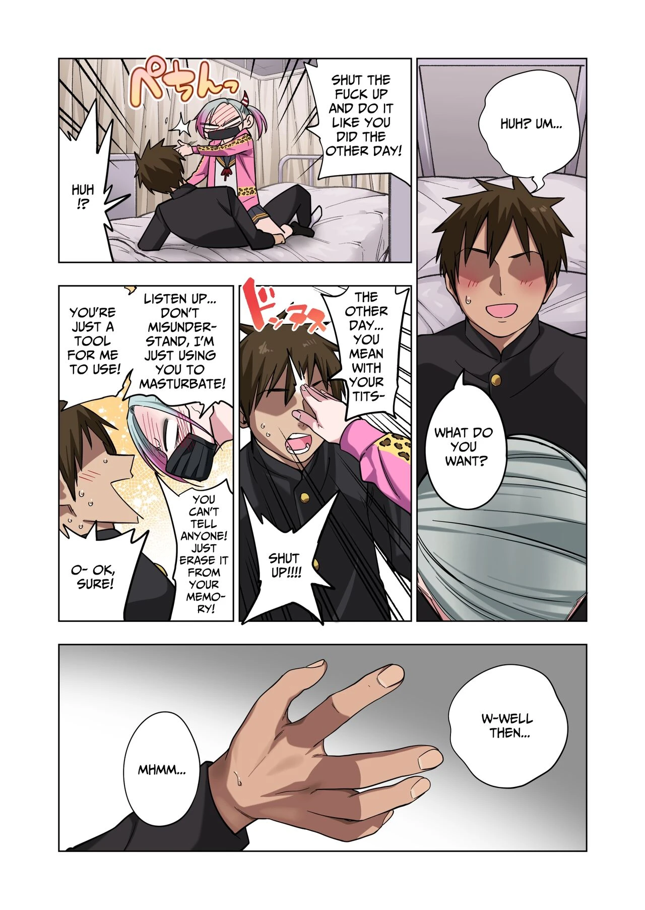Prickly Delinquent Girl Will Let You Do Almost Anything If You Tease Her Sensitive porn comic picture 19