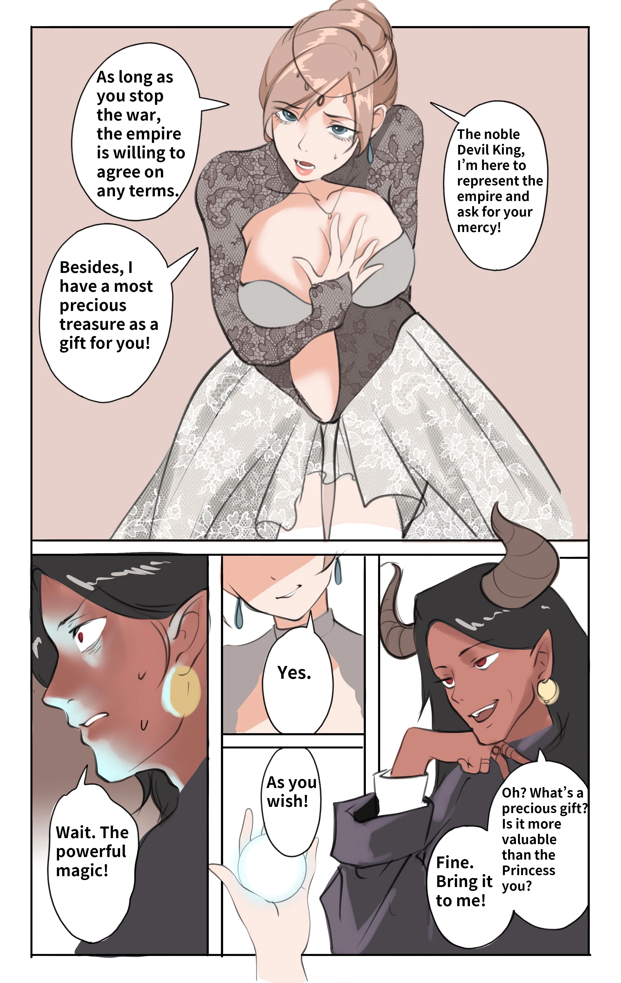 Princess strike back porn comic picture 2