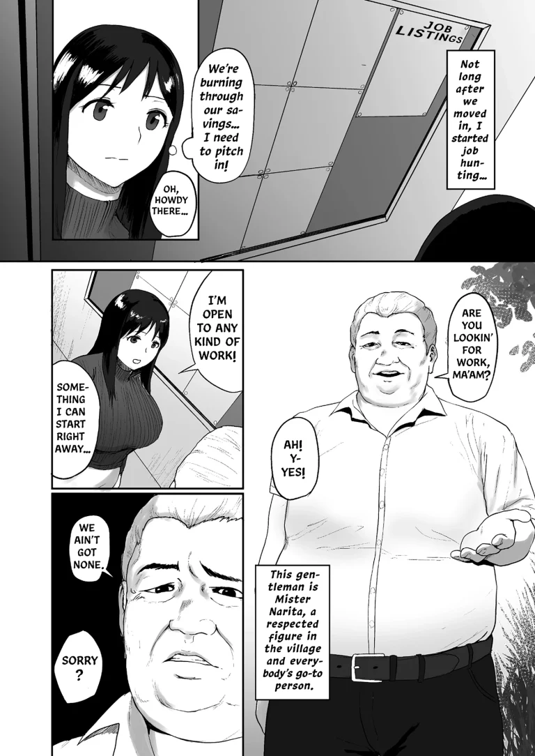 Prostitution Village - A wife Sells Her Body For Her Husband porn comic picture 3