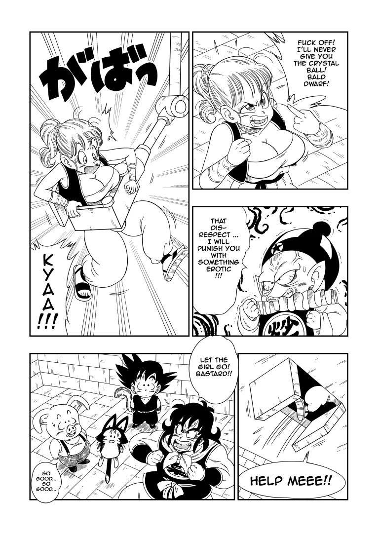Punishment in Pilaf's Castle porn comic picture 4