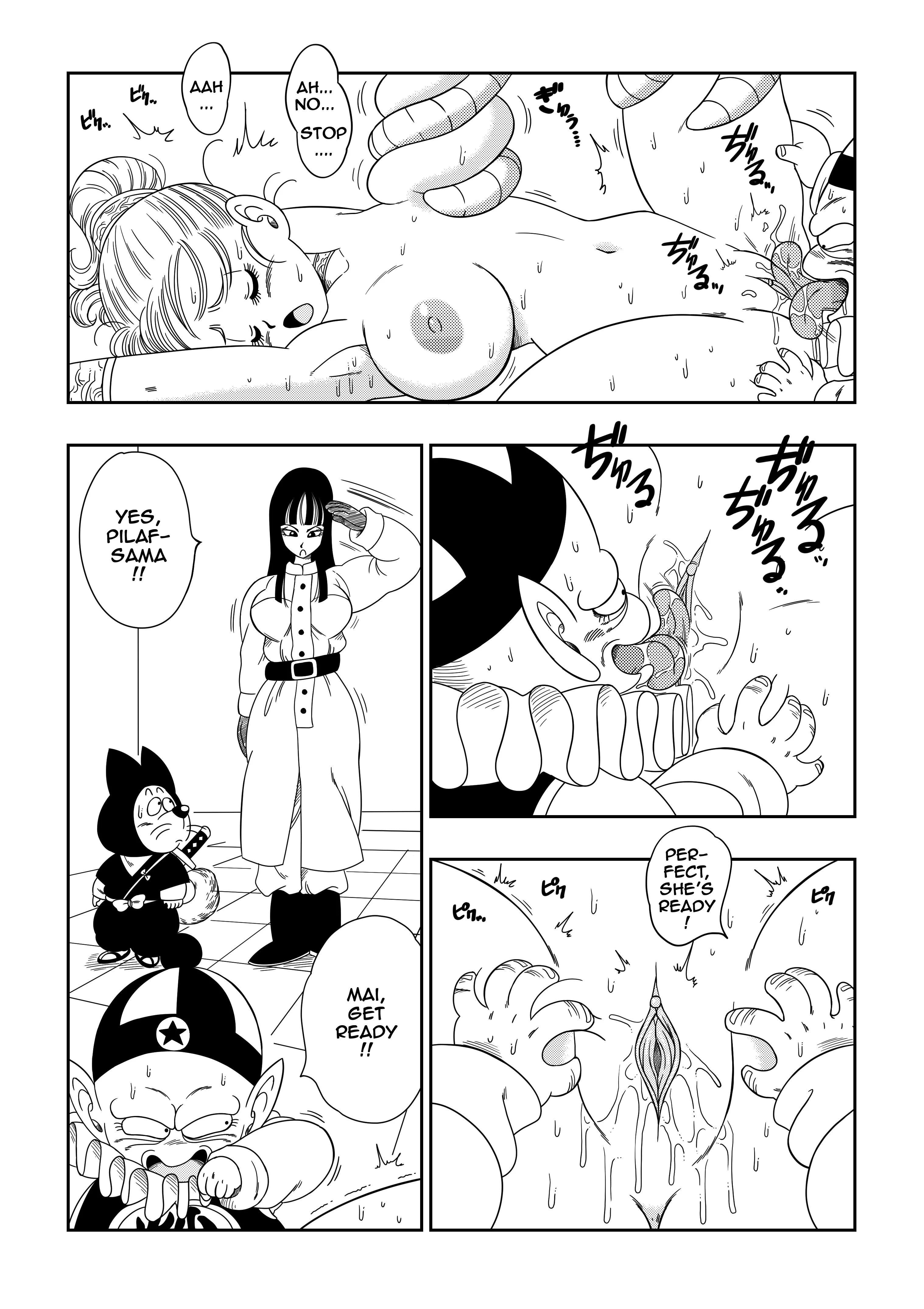 Punishment in Pilaf's Castle porn comic picture 7