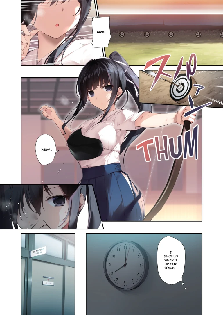 Pure Slut Miko Senpai 2 porn comic picture 11