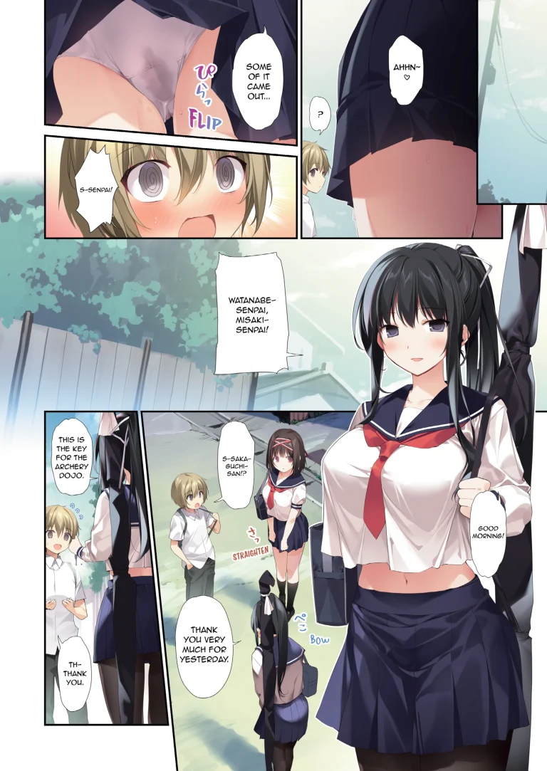 Pure Slut Miko Senpai 2 porn comic picture 9