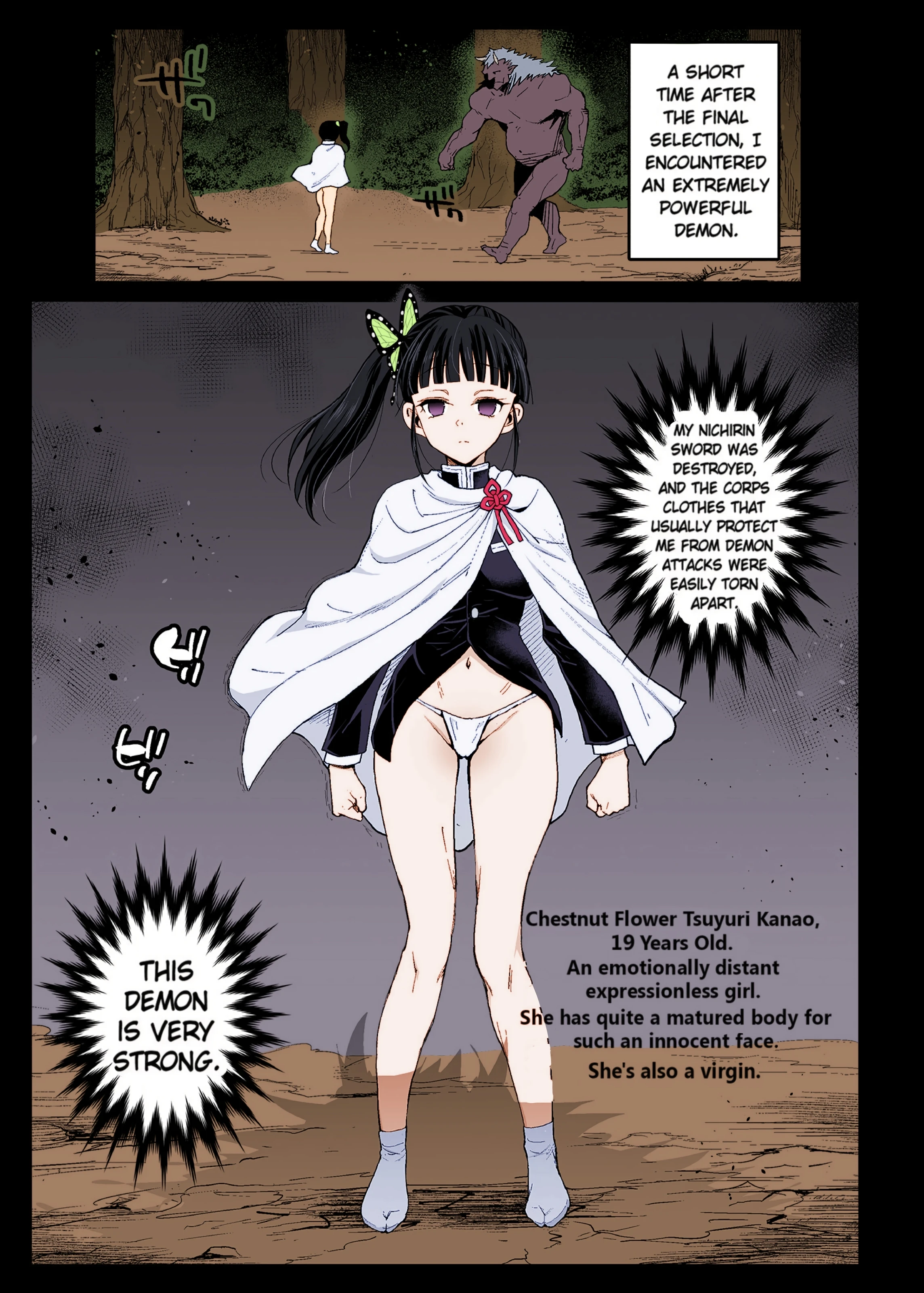 Rape of the Emotional Kanao - RAPE OF DEMON SLAYER 3 porn comic picture 2