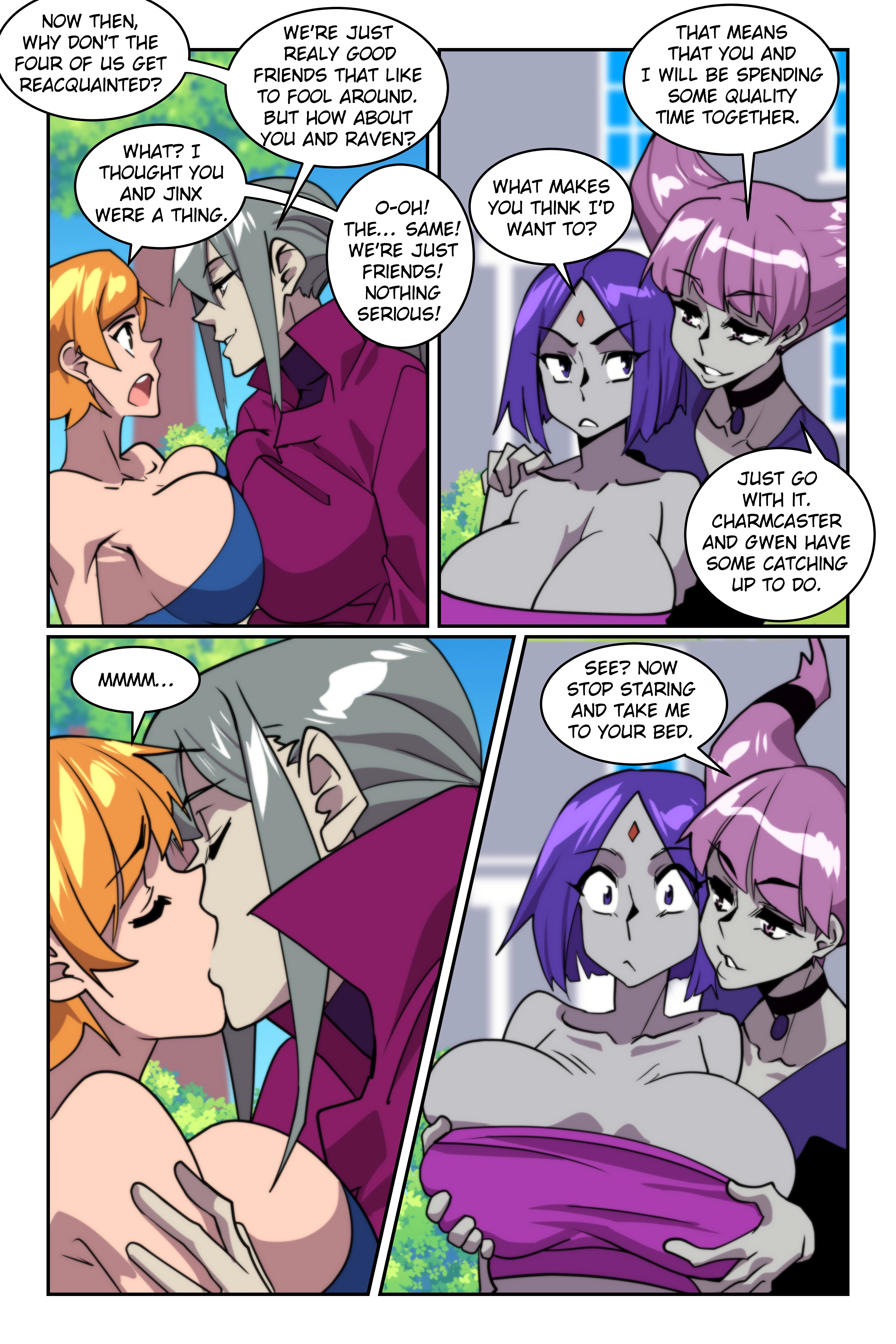 Raven and Gwen's Magical Adventures 5 - Bad Girls! porn comic picture 4