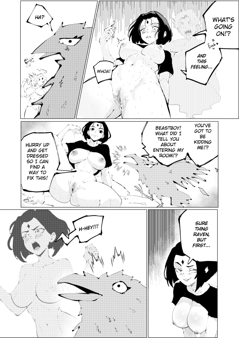 Raven Swap porn comic picture 5