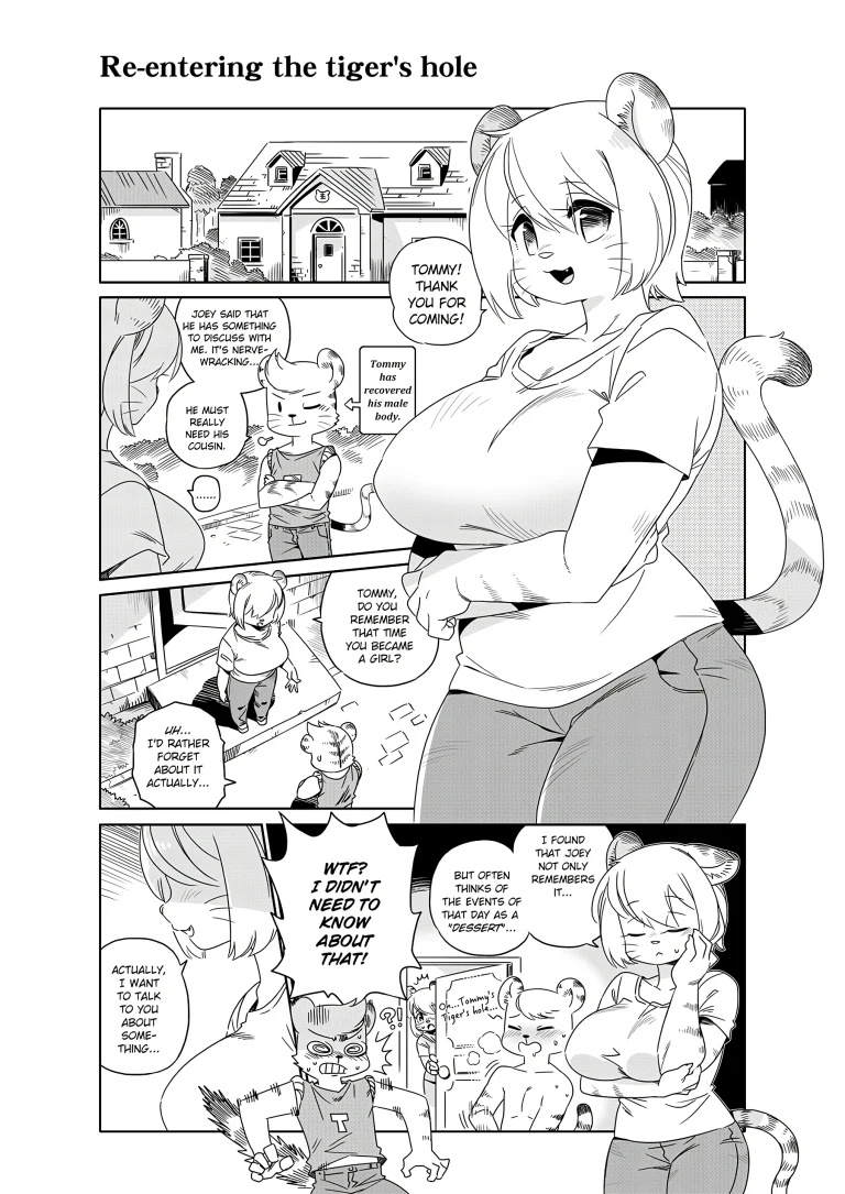 Re-entering the tiger's hole porn comic picture 1