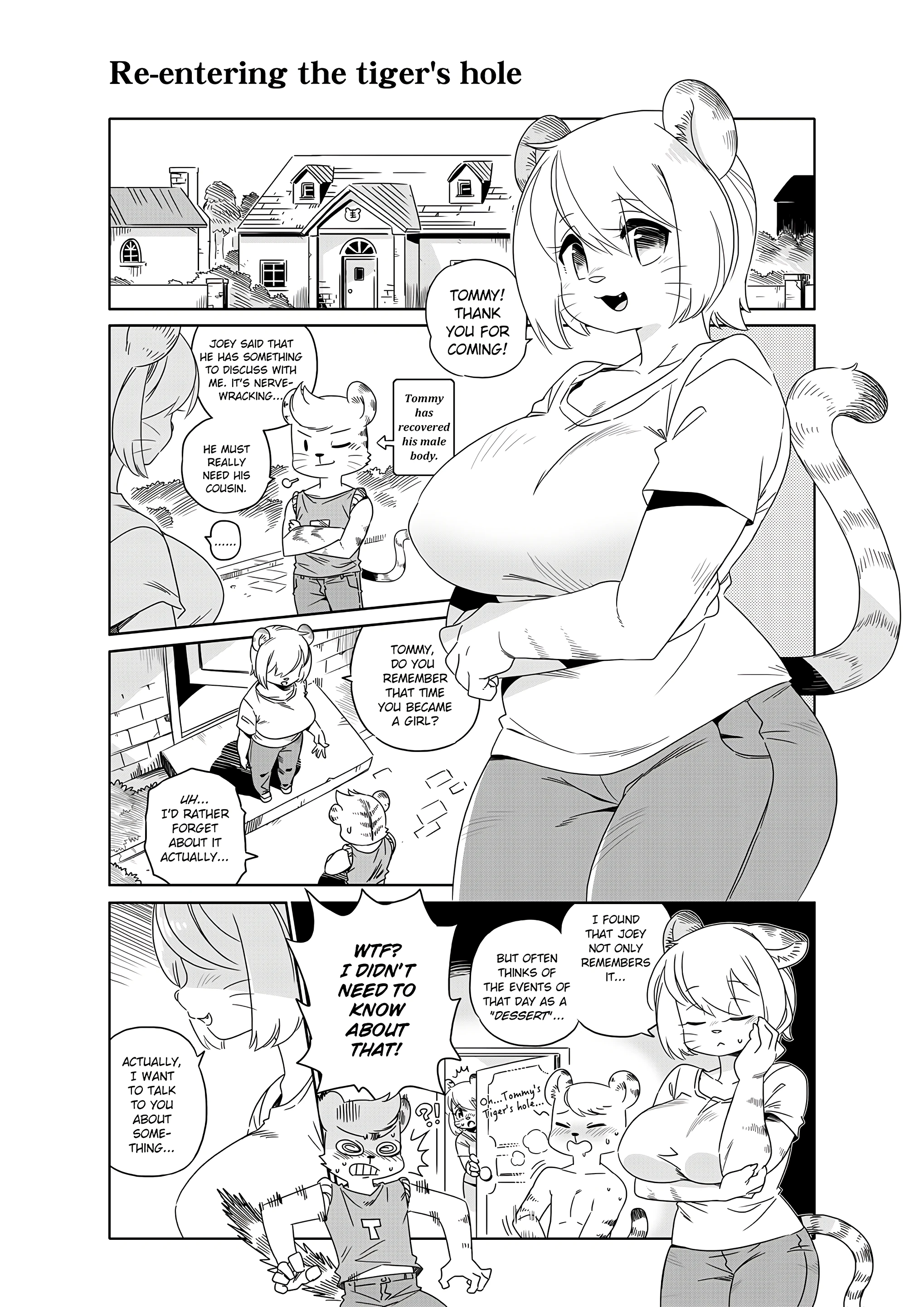 Re-entering the tiger's hole porn comic picture 1